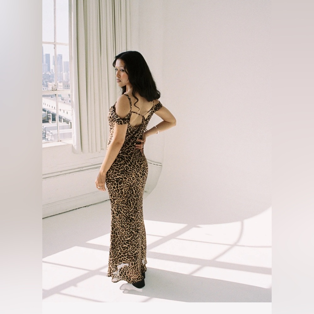 PERSONA The Shop - The Dream Girl Leopard Maxi Dress - S (NWOT) - Picture 2 of 6